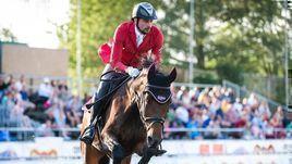 Александр Лесун на заключительном этапе Кубка мира по пятиборью в Праге.