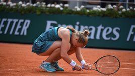 30 мая. Париж. Анна Блинкова на центральном корте обыграла Каролин Гарсия.