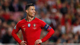 Лидер сборной Португалии Криштиану Роналду.