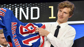 22 июня 2018 года. Даллас. Виталий Кравцов на драфте НХЛ.