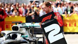 Себастьян Феттель после гонки.