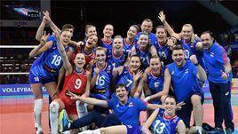 12 июня. Перуджа. Болгария - Россия - 0:3. Радость российской команды.