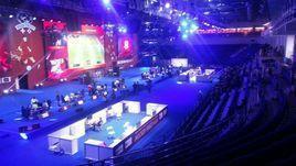 Пустые трибуны на турнире Moscow Cyber Cup.