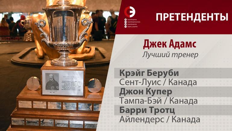 Индивидуальные призы по итогам сезона НХЛ. Индивидуальные призы по итогам сезона НХЛ.