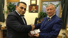 Альберт Степанян и Анатолий Карпов.