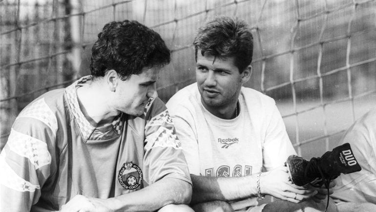 Юрий Никифоров и Олег Саленко на базе сборной. Фото Дмитрий Солнцев Юрий Никифоров и Олег Саленко на базе сборной. Фото Дмитрий Солнцев