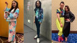 Алина Загитова, Евгения Медведева, Елизавета Туктамышева с Джонни Вейром.