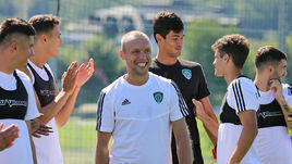 30 июня. Бад-Тацмансдорф. Денис Глушаков на тренировке "Ахмата".