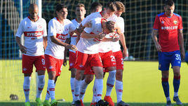 30 июня. Пеллау. "Спартак" - ЦСКА - 3:1. Красно-белые празднуют победу в дерби.