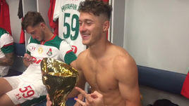 Победная раздевалка "Локомотива" 