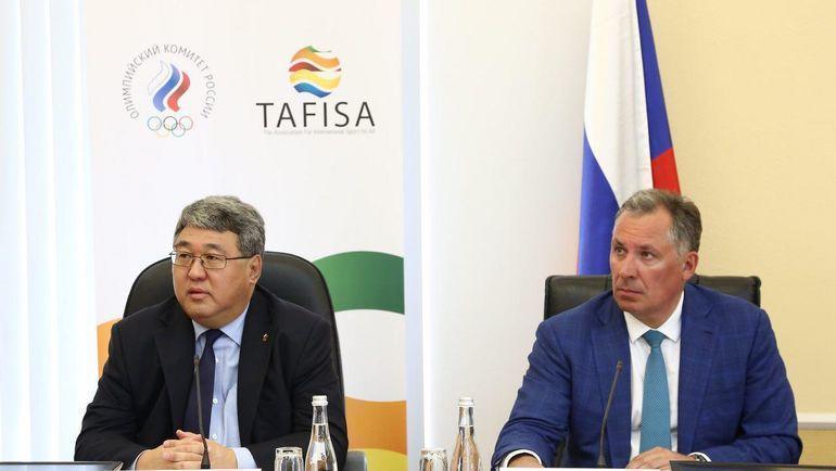 Генеральный директор ОКР Владимир Сенглеев и президент ОКР Станислав Поздняков. Генеральный директор ОКР Владимир Сенглеев и президент ОКР Станислав Поздняков.