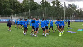 "Зенит" перед "Тамбовом": открытая тренировка команды 