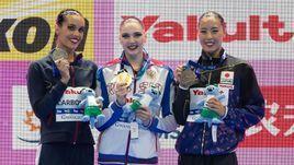 Светлана Колесниченко (в центре), Она Карбонель (слева) и Юкико Инуи.