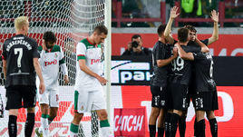 15 июля. Москва. "Локомотив" - "Рубин" - 1:1. Хвича Кварацхелия не празднует гол в ворота бывшей команды, подняв руки вверх.