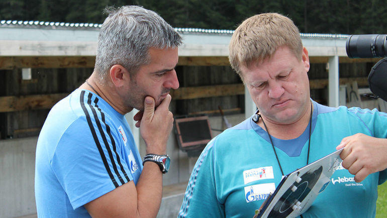 Рикко Гросс и Сергей Богданов. Фото СБР, biathlonrus.com Рикко Гросс и Сергей Богданов. Фото СБР, biathlonrus.com