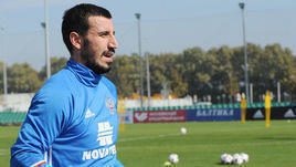 5 октября 2016 года. Краснодар. Сослан Джанаев на тренировке сборной России.