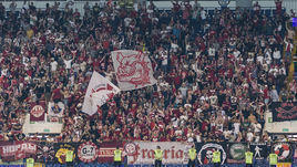 20 июля. Ростов-на-Дону. "Ростов" – "Спартак" – 2:2. Болельщики "Спартака" во время матча с "Ростовом".