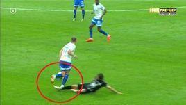 35-я минута матча "Динамо" - "Рубин".