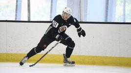 Павел Шэн в тренировочном лагере "Бостона".