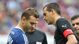 Игорь Акинфеев и Маринату Гильерме.