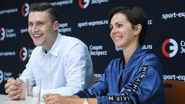 Александр Энберт и Наталья Забияко в редакции "СЭ".