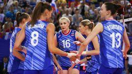 2 августа. Россия - Мексика - 3:0. Ирина Воронкова (в центре).