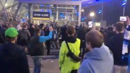 ОМОН vs болельщики.