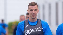 Лука Джорджевич на тренировке "Зенита".