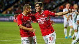 11 августа. Грозный. "Ахмат" - "Спартак" - 1:3. Зелимхан Бакаев (№10) оформил дубль.