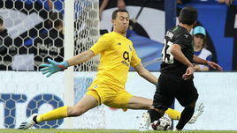 13 августа. Порту. "Порту" - "Краснодар" - 2:3. 13-я минута. Магомед-Шапи Сулейманов забивает второй гол своей команды.