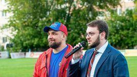 Баста и Станислав Дружинин.