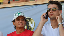 30 июня. Пеллау. «Спартак» - ЦСКА - 3:1. Леонид Федун и Томас Цорн на летнем турнире в Австрии.