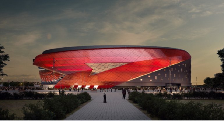 Новая арена «Авангарда». Новая арена «Авангарда».