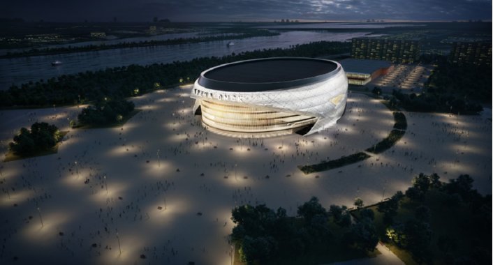 Новая арена «Авангарда». Новая арена «Авангарда».