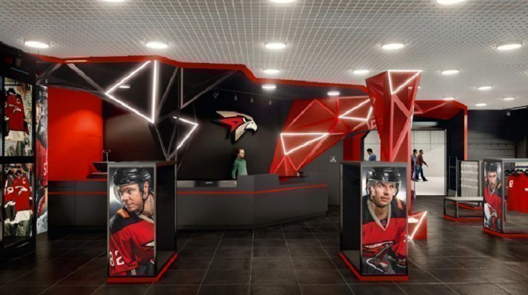 Новая арена «Авангарда». Новая арена «Авангарда».