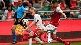 22 августа. Брага. «Брага» — «Спартак» - 1:0. Полузащитник красно-белых Андре Шюррле (слева).