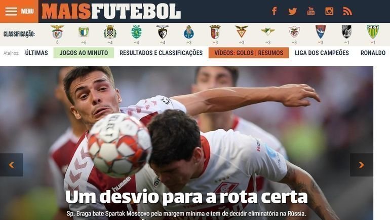 Maisfutebol. Maisfutebol.