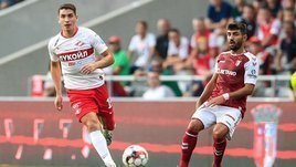 22 августа. Брага. «Брага» — «Спартак» - 1:0. Форвард красно-белых Эсекиэля Понсе.