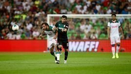 24 августа. Краснодар. "Краснодар" - "Локомотив" - 1:1. Авторы голов этой игры - Гжегож Крыховяк (слева) и Магомед-Шапи Сулейманов.