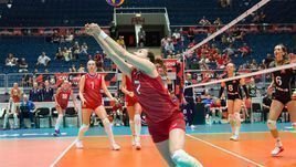 25 августа. Братислава. Россия — Швейцария — 3:0. На приеме Татьяна Романова.