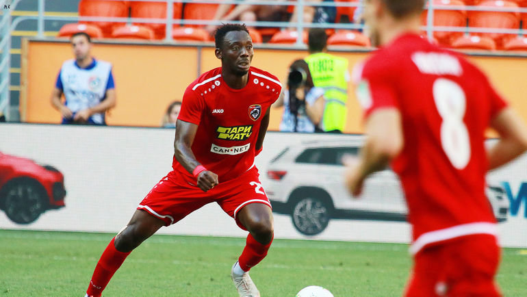 Седрик Гогуа. Фото ФК «Тамбов» Седрик Гогуа. Фото ФК «Тамбов»