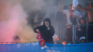 В последнее время отношения между болельщиками "Спартака" и "Зенита" напряженные.