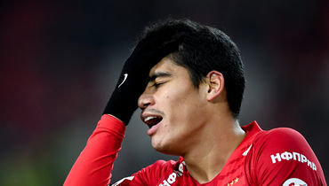 Нападающий «Спартака» Лоренсо Мельгарехо.