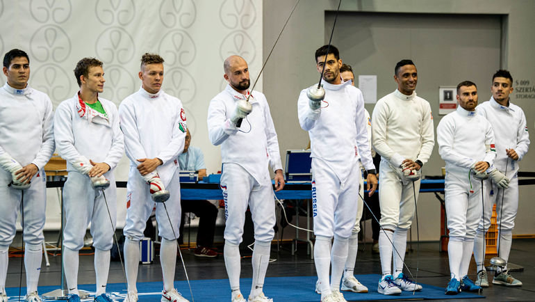 Александр Лесун и Данил Калимуллин. Фото Пресс-служба федерации современного пятиборья России Александр Лесун и Данил Калимуллин. Фото Пресс-служба федерации современного пятиборья России