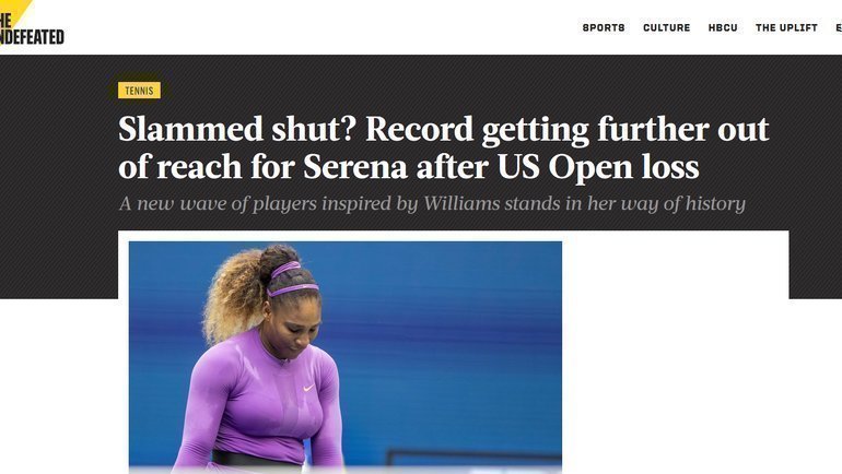 The Undefeated. The Undefeated.