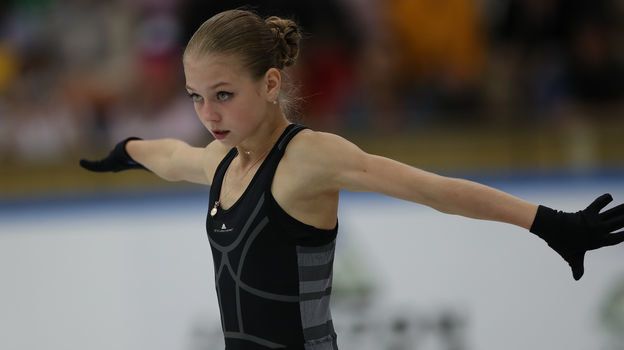 Александра Трусова. Фото Александр Федоров, «СЭ» / Canon EOS-1D X Mark II Александра Трусова. Фото Александр Федоров, «СЭ» / Canon EOS-1D X Mark II