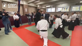 Стивен Сигал провел мастер-класс для Александра Емельяненко