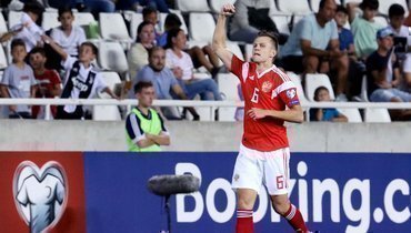 13 октября. Никосия. Кипр — Россия — 0:5. 9-я минута. Денис Черышев открыл счет.