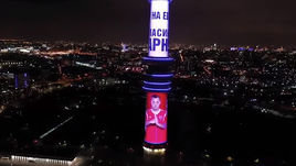 Сборная на Евро-2020! Останкинская башня в цветах флага России