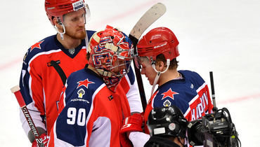 Иван Телегин, Илья Сорокин и Кирилл Капризов.